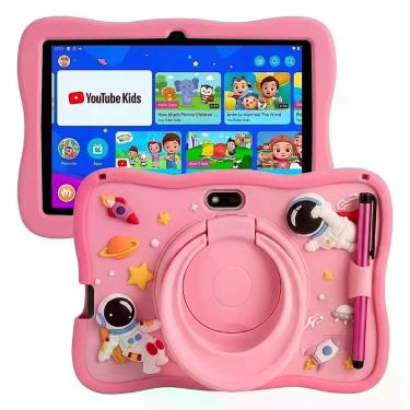 Imagem de Tablet Infantil Easytech D12 128GB Tela 7 Polegadas Wi-Fi Capa Temátic