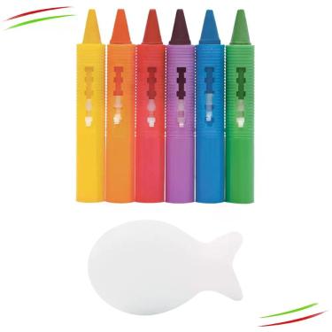 Imagem de Caneta Risque E Apague Divertido Buba Colorido Pintar Parede com Espon