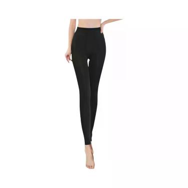 Imagem de Leggings Femininas Forradas Com Lã De Pérola, Calças Térmicas Grossas 