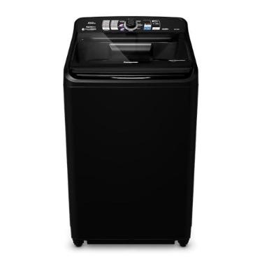 Imagem de Máquina de lavar Ideal+ Panasonic 15Kg Lavagem Eficiente SmartSense Função Vanish Preta - NA-F150B1B 220v