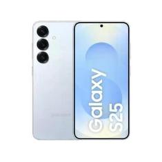 Samsung Galaxy S25 5G Dual Chip, 256GB, Galaxy AI, 6,2", 12GB RAM, Câm. Tripla 50+12+10MP, Bateria 4000mAh, Azul