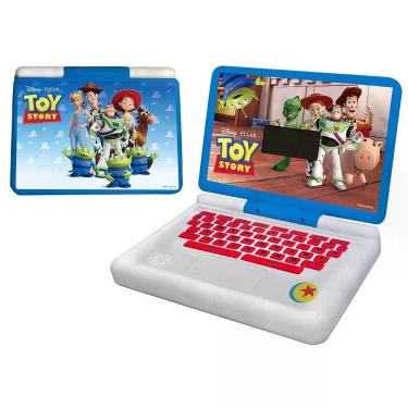 Imagem de Notebook Infantil Laptop Minigame Bilíngue com Atividades Educativas Amarelo Candide