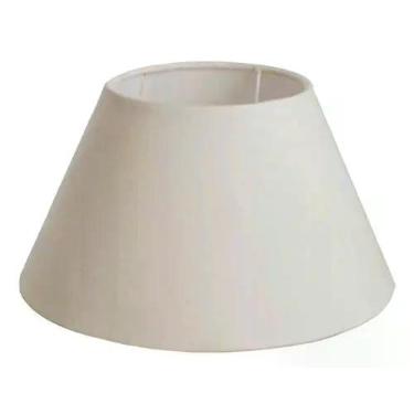 Imagem de Cupula para abajur Luminaria 12x22x15cm de tecido algodão soquete Naci