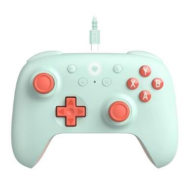 Imagem de 8Bitdo Ultimate 2C Wired Controller for Windows PC and Android, with 1000Hz Polling Rate, Hall Effect Joysticks and Hall Triggers, and Remappable L4/R4 Bumpers (Mint)