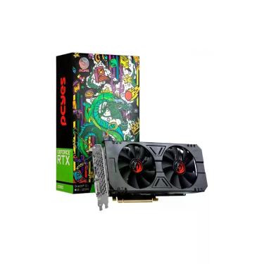 Imagem de Placa de Vídeo Geforce RTX 2060 6GB GDDR6 192 Bits Dual Fan Graffiti Series Pcyes
