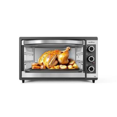Imagem de Forno Elétrico Britânia 52L Preto Dupla resistência BFE55P, 110V