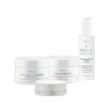 Imagem de Kit Máscara Calmante + Sérum Reconstrutor + Máscara Nutritiva Efeito T