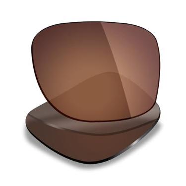 Imagem de Mryok Lentes de reposição para óculos de sol Oakley Sylas OO9448 57 mm, HD Polarized, proteção UV, resistente a impactos, Marrom bronze., One Size