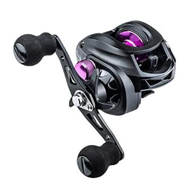 Imagem de DYNWAVE Carretilhas De Arremesso, Carretilha De Pesca De Design, Arrasto De Fibra De Carbono De 17, 64 Lb, Sistema De Freio De 15 Ímãs, Relação De Tra, Destro