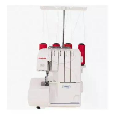 Imagem de Máquina de costura OVERLOCK e ULTRALOCK  da Janome-7933D, Branco, 110V
