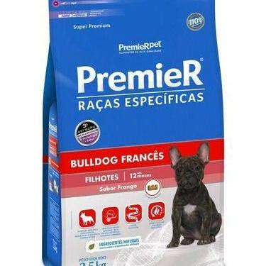 Imagem de Ração Premier Raça Espec.bulldog Francês- Filhote Frango 2,5