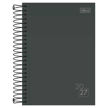 Imagem de Agenda 2027 M6 espiral diária colorida Spice 160 fls Tilibra Cor:Cinza