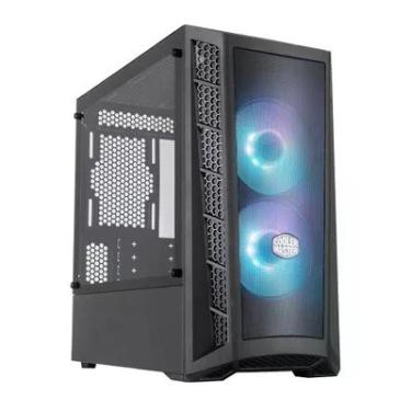 Imagem de Gabinete Masterbox Mb311l ArGB, Lateral Em Vidro Temperado, 2 Fans, Frontal Tela - Mcb-b311l-kgnn-s02