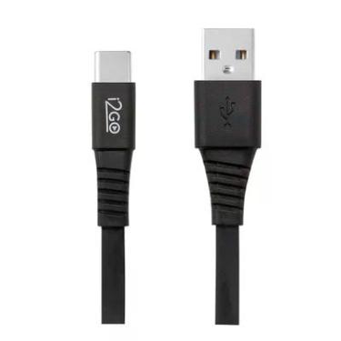 Imagem de Cabo Usb-c I2go 1,2m 2,4a Flat Preto