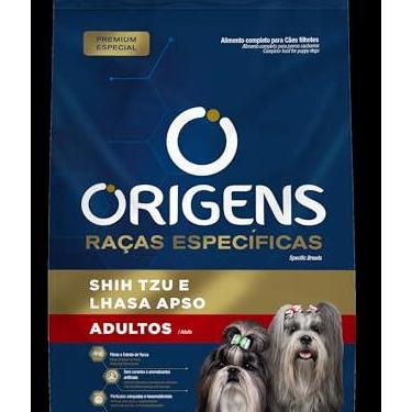 Imagem de Origens Ração Seca Para Cães Adultos Raças Específicas ShihTzu/Lhasa Sabor Frango 3Kg