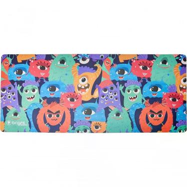 Imagem de Mousepad Gamer Extra Grande Monstrinhos 69x28 Antiderrapante