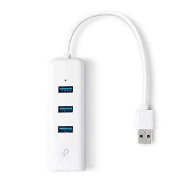 Imagem de Adaptador Ethernet Rj45 Gigabit Hub Usb 3.0 Tp-link Ue330