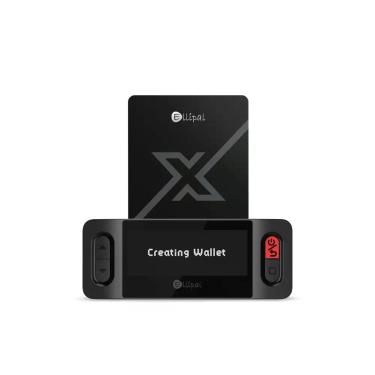 Imagem de Carteira fria de criptomoedas ELLIPAL X Card com segurança air-gapped