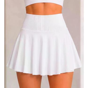 Imagem de Short Saia Poliamida Feminino Com Short Interno Fitness 8824 - Afterbo