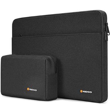 Imagem de NIDOO Capa para laptop de 15 polegadas resistente à água bolsa de transporte portátil para MacBook Pro de 15 polegadas de 16 polegadas / Surface Book 2 3 / 15 polegadas Dell XPS (2020) / 15,6 polegadas Galaxy Book Pro 360 / 15 polegadas Notebook 9 Pro, preta