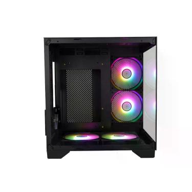 Imagem de Gabinete Gamer BPC-240 Micro ATX e ITX Aço com Cooler RGB Preto