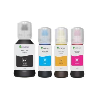 Imagem de Kit 4 Tinta Para Epson 524 L6490 L15150 L15160 Pigmentadas