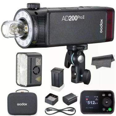 Imagem de Flash GODOX AD200 Pro II 500 disparos TTL 2.4G