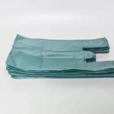 Imagem de Sacola Reciclada 30 X 40 Verde Pacote Com 1 Kg - Higipack