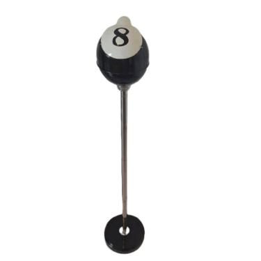 Imagem de Cinzeiro Telescópico Inox Chão Alto Bola 8 Bilhar Altura Ajustável Ino