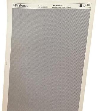 Imagem de Letraset Letratone Folha 25 X 38cm Retícula Adesiva LT78 - Coisas do P