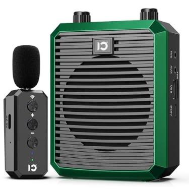 Imagem de SHIDU Amplificador De Voz Com Microfone Lapela Sem Fio, Alto-Falante Portátil Fio 2.4G, Pessoal Recarregável Para Professores, Treinamento Em Sala Aula