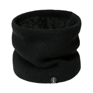 Imagem de Cachecol de Tricô Feminino da Moda, Tipo Cashmere, Gola Quente Grossa 