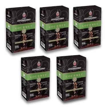 Imagem de Kit 5 Pacotes de Café Odebrecht Torrado e Moido Gourmet Arábica Especi