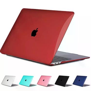 Imagem de Capa Logo Recortado MacBook Air 13.6 M4 2025 (A3240) - Hars, Vermelha