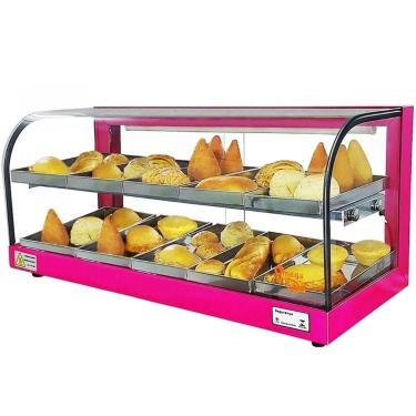 Imagem de GD10 - Estufa Gama para salgados 10 bandejas Dupla Rosa - 127V - Omega