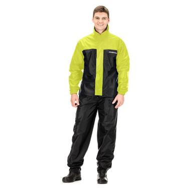 Imagem de Capa Chuva Motoqueiro Nylon Luxo Gola Forro Ventilação Cores - Pantane
