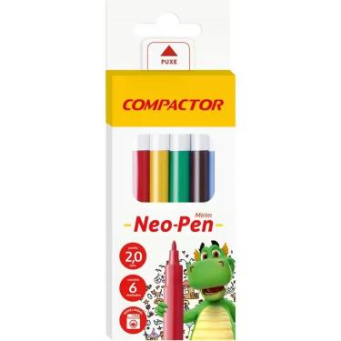 Imagem de NEO-PEN Mirim 06 Cores - Compactor