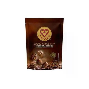 Imagem de Café Solúvel 3 Corações Liofilizado 100% Arábica Refil 40g