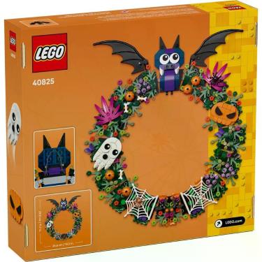 Imagem de Conjunto de Construção Lego Guirlanda de Halloween 617 Peças com Morcego Abóboras Fantasma e Teia de Aranha Lego