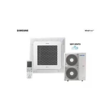 Imagem de Ar Condicionado Cassete 4 Vias Samsung Windfree 48000 Btus Quente e Frio Ac048he4dkg Inverter 220v BRANCO / 220