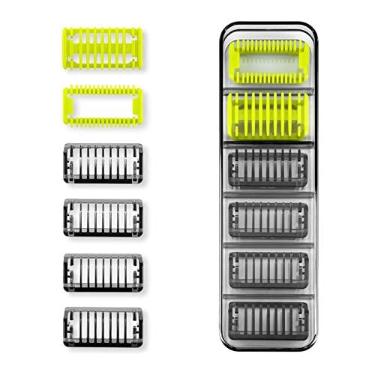 Imagem de Yinke Conjunto de protetores de lâmina Phillips One Blade com estojo de armazenamento, acessórios para barbeador elétrico híbrido de face e corpo de uma lâmina QP2520 QP2530 QP2620