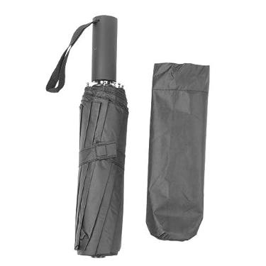 Imagem de Guarda-chuva Dobrável Reverso, Guarda-sol Com Proteção UV de 12 Ossos Guarda-chuva Automático Grande à Prova de Com Capa de Guarda-chuva para Dias Ensolarados e Chuvosos