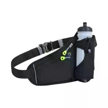 Imagem de Bolsa De Cintura Esportiva Ajustável Com Suporte Para Garrafa De Água,