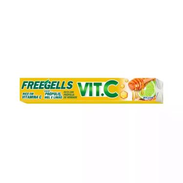 Imagem de Bala Freegells Vit C Própolis Mel e Limão Drops 27,9g