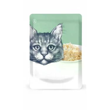 Imagem de Petisco Úmido Gato Frango e Vieira 85g - Congratulations Store