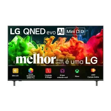 Imagem de Smart TV LG QNED evo Mini LED AI 4K QNED80 55 pol 2026, 55"