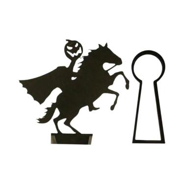 Imagem de Suporte De Vela De Metal Para Halloween, Refletor De Sombra, Decoração