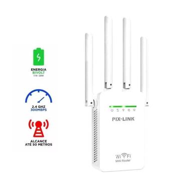 Imagem de Desempenho Aprimorado: Repetidor Wifi 2800M 4 Antenas - Goldenmix