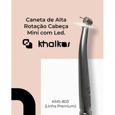 Imagem de Caneta de Alta Rotação KMS-803 Cabeça Mini com LED - Linha Premium - K