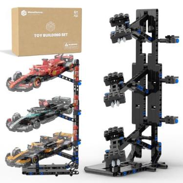 Imagem de Mocellence Suporte De Exposição Para Lego Speed Champions Fórmula 1 Race Car, F1 Car 66802 77242 77243 77244 77245 77246 77247 77248 77249 77250 77251 E Outros Kits Construção 8 Pinos Crianças 6 Ano